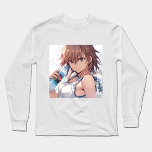 misaka workout Long Sleeve T-Shirt